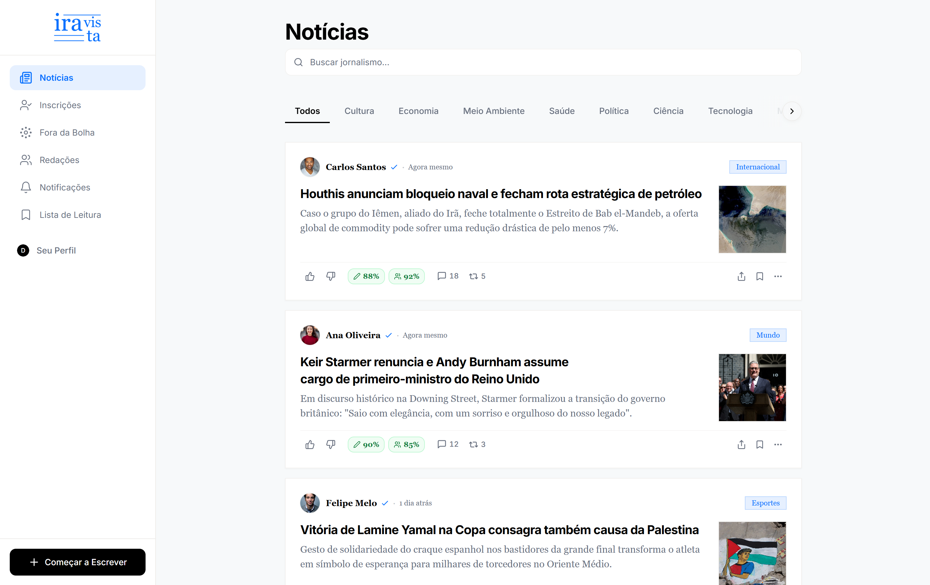 Notícias Feed